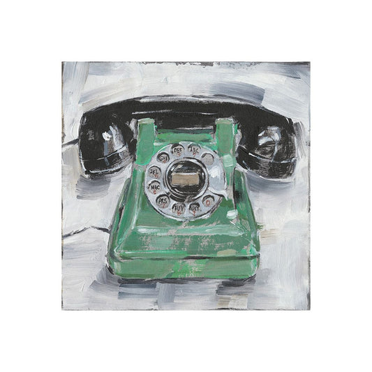 Mercana - Retro Phone III by Ethan Harper a Hand Embellished Textured Canvas - 101511-S view 1