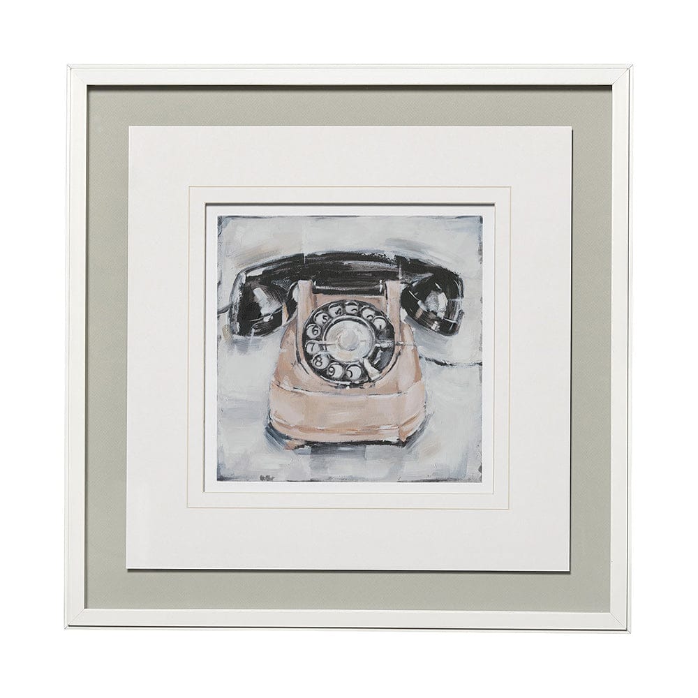 Mercana - Retro Phone IV by Ethan Harper a Framed Art Print Matted under Glass - 13123 view 1