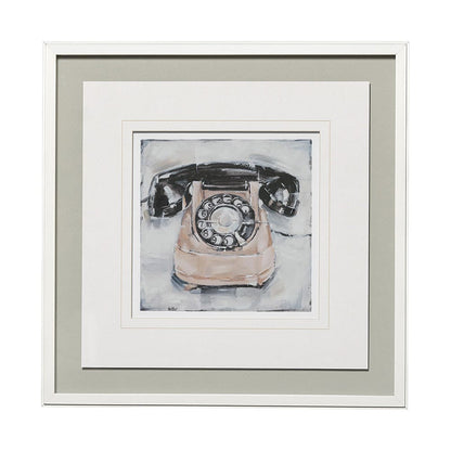 Mercana - Retro Phone IV by Ethan Harper a Framed Art Print Matted under Glass - 13123 view 1