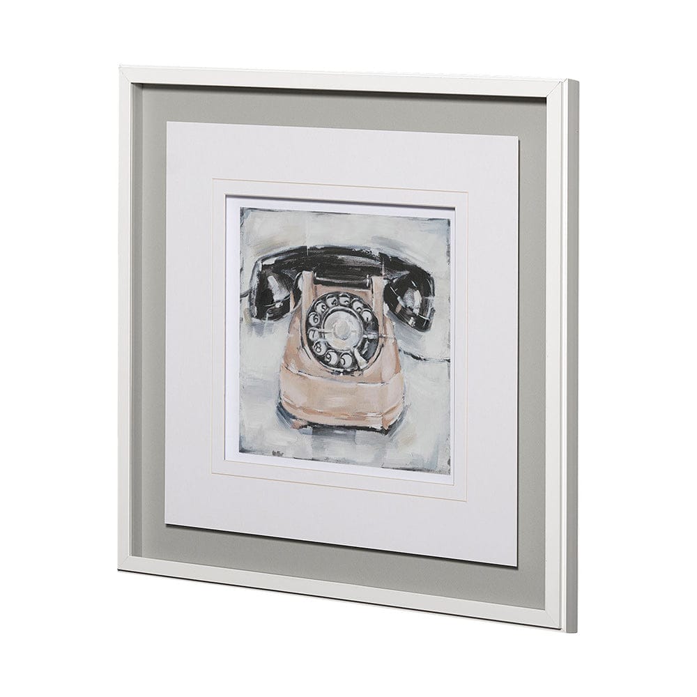 Mercana - Retro Phone IV by Ethan Harper a Framed Art Print Matted under Glass - 13123 view 2