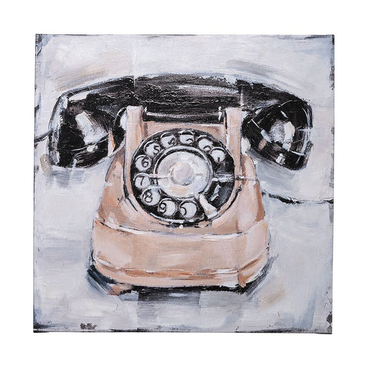 Mercana - Retro Phone IV by Ethan Harper a Hand Embellished Textured Canvas - 101512-L view 1