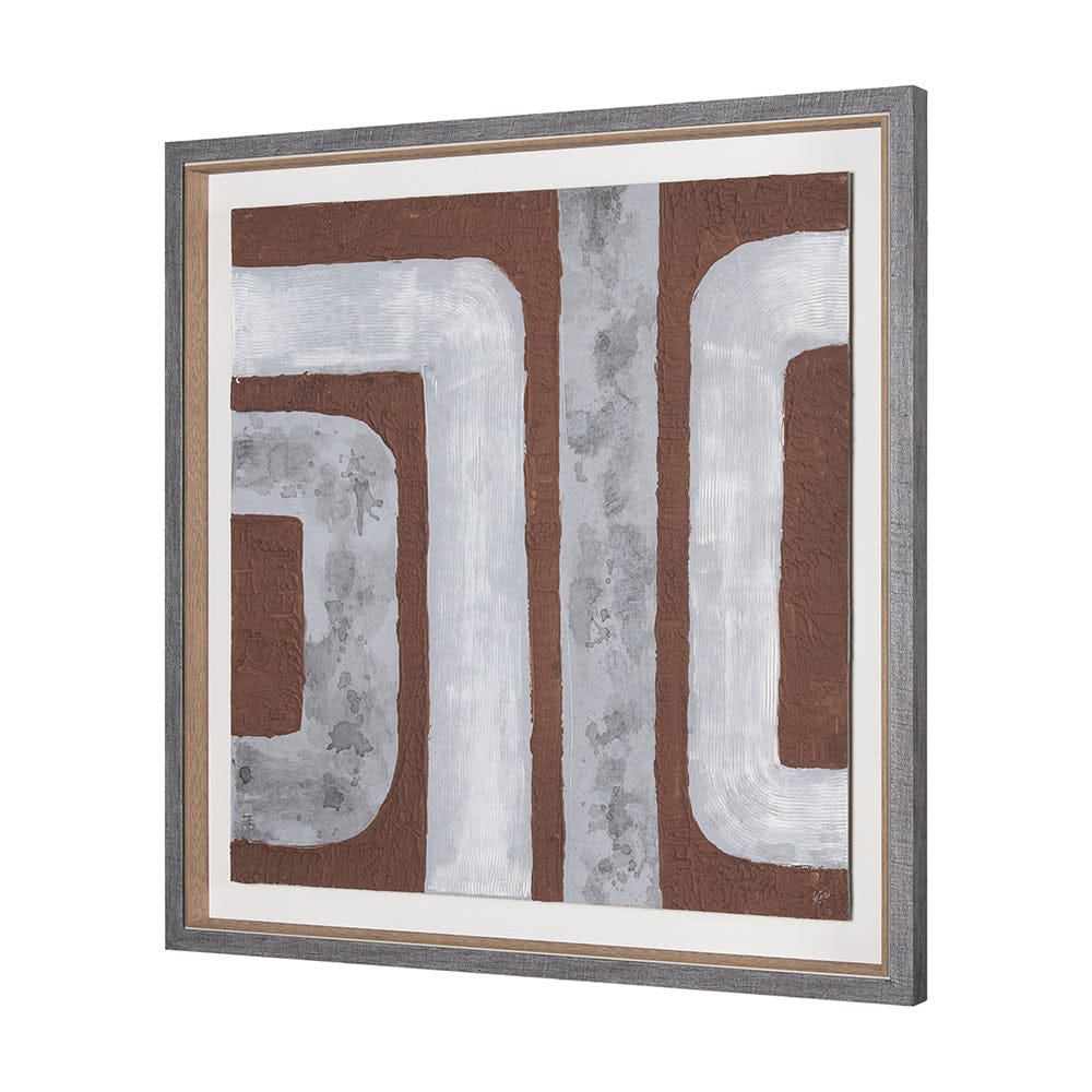Mercana - Retro Pipes I by Studio M a Framed handmade Original Artwork - 15048 view 2
