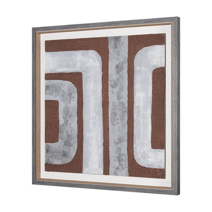 Mercana - Retro Pipes I by Studio M a Framed handmade Original Artwork - 15048 view 2