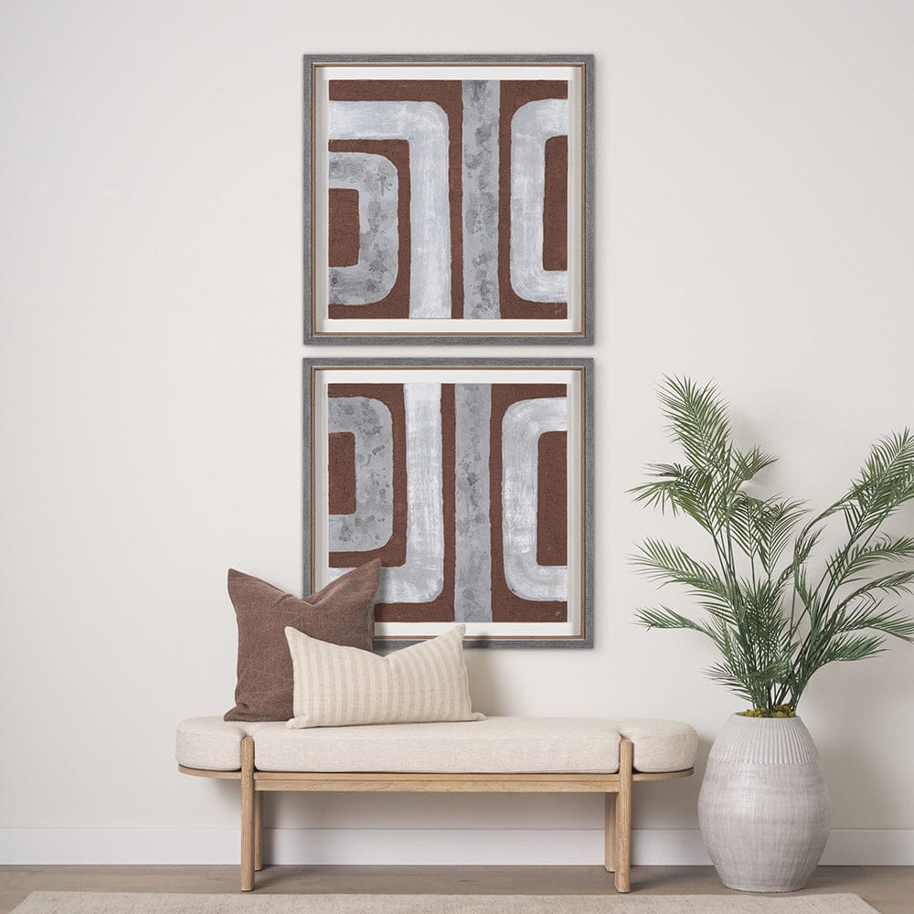 Mercana - Retro Pipes I by Studio M a Framed handmade Original Artwork - 15048 view 8