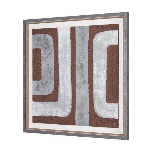 Mercana - Retro Pipes II by Studio M a Framed handmade Original Artwork - 15049 view 2