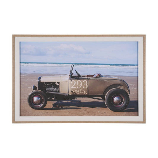 Mercana - Retro Racing - Automobile by Ben Wood a Framed Art Print Matted under Glass - 15773 view 1