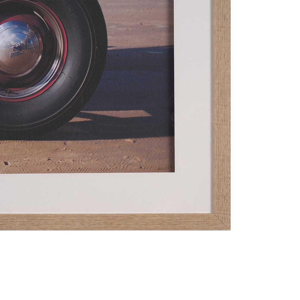 Mercana - Retro Racing - Automobile by Ben Wood a Framed Art Print Matted under Glass - 15773 view 3