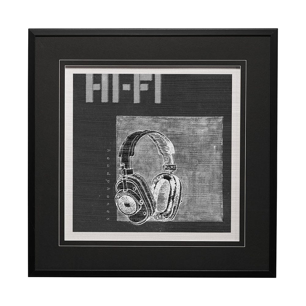 Mercana - Retro Tone II by Alarm a Hand Embellished Textured Framed Art Print Matted under Glass - 13148 view 1