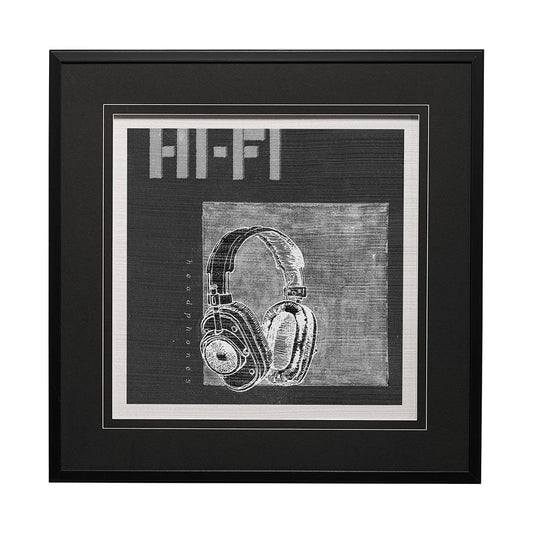 Mercana - Retro Tone II by Alarm a Hand Embellished Textured Framed Art Print Matted under Glass - 13148 view 1