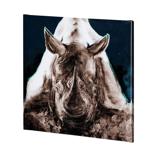 Mercana - Rhino Blue by Mercana Studio a Hand Embellished Textured Canvas - 101464-L view 1