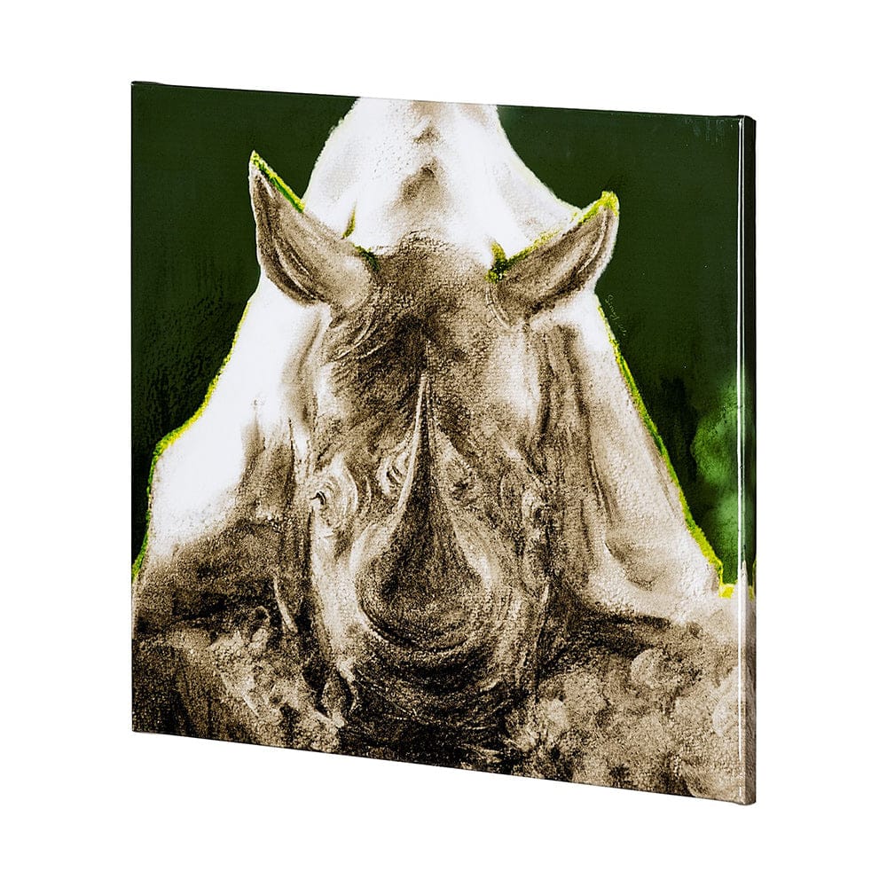 Mercana - Rhino Green by Mercana Studio a Hand Embellished Textured Canvas - 101462-L view 1