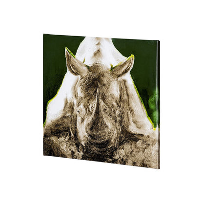 Mercana - Rhino Green by Mercana Studio a Hand Embellished Textured Canvas - 101462-S view 1
