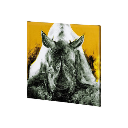 Mercana - Rhino Yellow by Mercana Studio a Hand Embellished Textured Canvas - 101461-S view 1