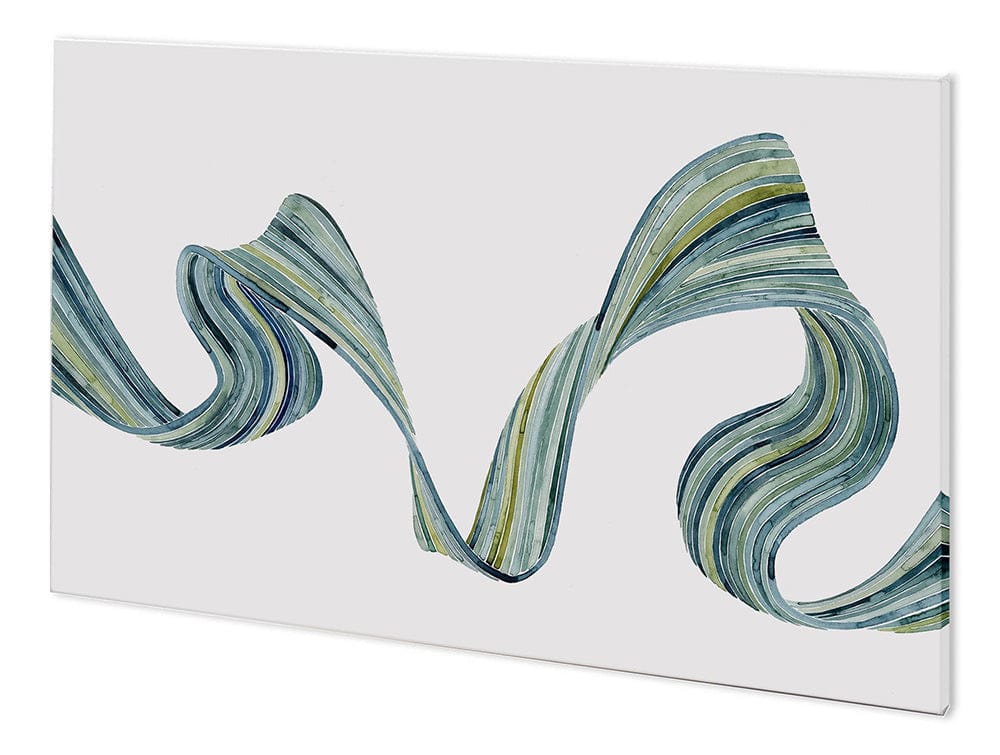 Mercana - Ribbon Stream II by Grace Popp a Hand Embellished Textured Canvas - 100830-L view 1