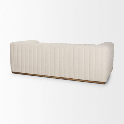 Mercana - Ricciardo Cream Boucle 3-Seater Sofa - 70191 view 5