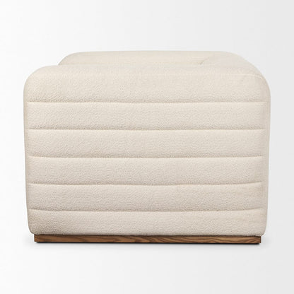 Mercana - Ricciardo Cream Boucle Upholstered Arm Chair - 70192 view 3