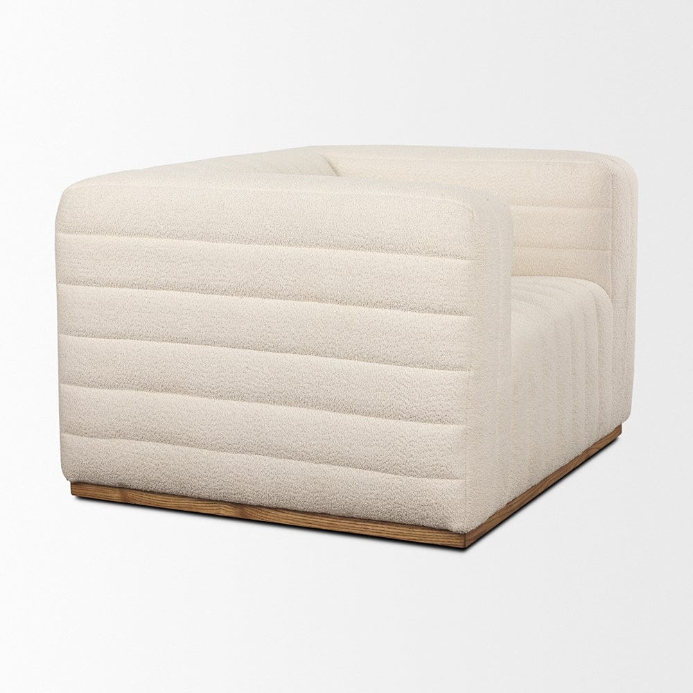 Mercana - Ricciardo Cream Boucle Upholstered Arm Chair - 70192 view 5