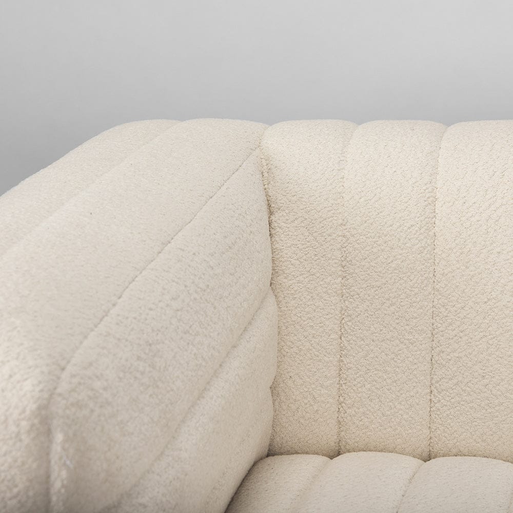 Mercana - Ricciardo Cream Boucle Upholstered Arm Chair - 70192 view 6