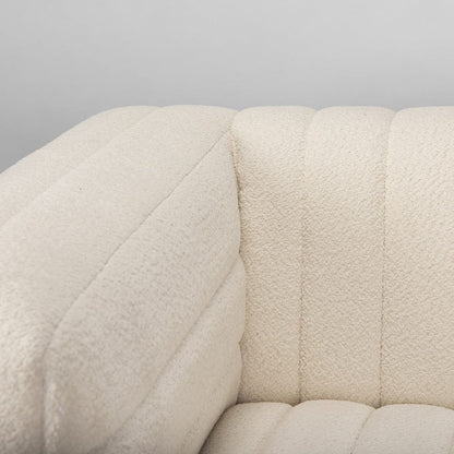 Mercana - Ricciardo Cream Boucle Upholstered Arm Chair - 70192 view 6