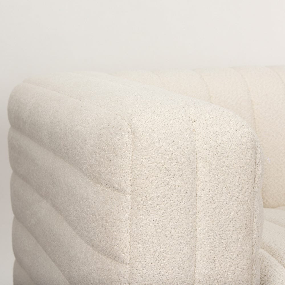 Mercana - Ricciardo Cream Boucle Upholstered Arm Chair - 70192 view 7