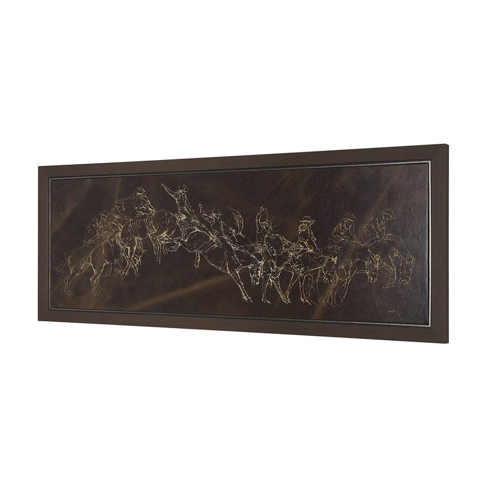 Mercana - Ride 'Em Cowboy by Mercana Studio a Hand Embellished Textured Framed Canvas - 102669-FL view 2