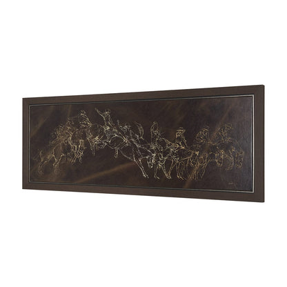 Mercana - Ride 'Em Cowboy by Mercana Studio a Hand Embellished Textured Framed Canvas - 102669-FL view 2