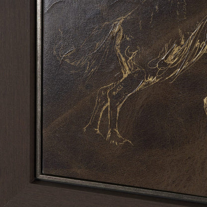 Mercana - Ride 'Em Cowboy by Mercana Studio a Hand Embellished Textured Framed Canvas - 102669-FL view 5