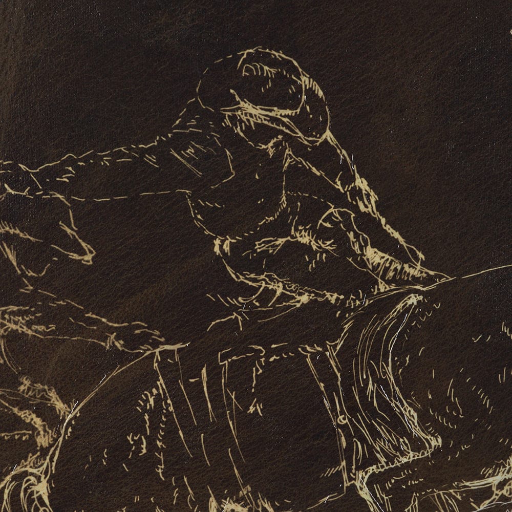 Mercana - Ride 'Em Cowboy by Mercana Studio a Hand Embellished Textured Framed Canvas - 102669-FL view 6