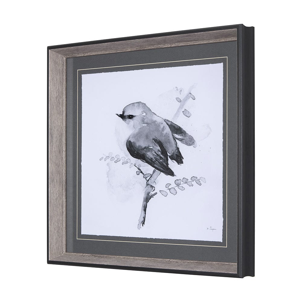Mercana - Rifleman BW II by Mercana Studio a Hand Embellished Textured Framed Art Print Matted under Glass - 14210 view 2