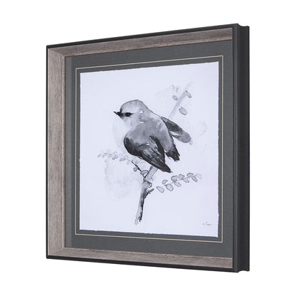 Mercana - Rifleman BW II by Mercana Studio a Hand Embellished Textured Framed Art Print Matted under Glass - 14210 view 2