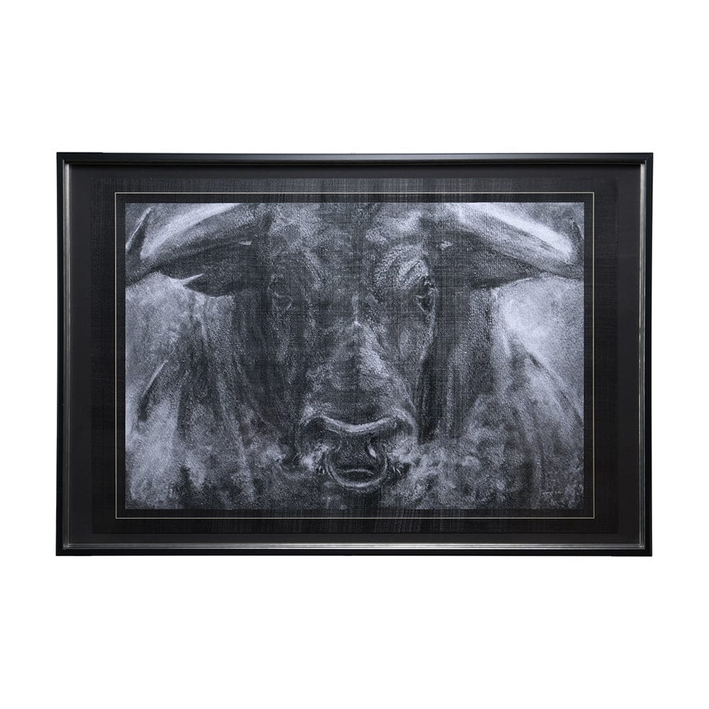 Mercana - Ringo by Mercana Studio a Hand Embellished Textured Framed Art Print Matted under Glass - 12755 view 1