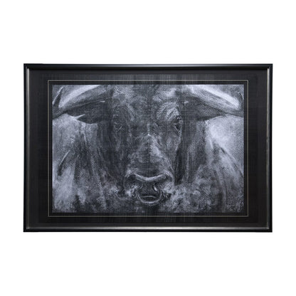 Mercana - Ringo by Mercana Studio a Hand Embellished Textured Framed Art Print Matted under Glass - 12755 view 1