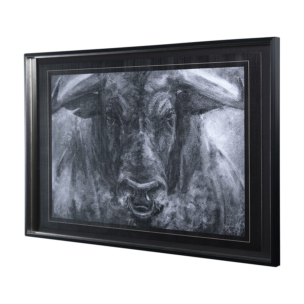 Mercana - Ringo by Mercana Studio a Hand Embellished Textured Framed Art Print Matted under Glass - 12755 view 2