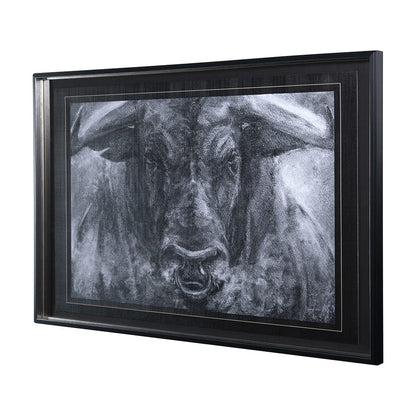 Mercana - Ringo by Mercana Studio a Hand Embellished Textured Framed Art Print Matted under Glass - 12755 view 2