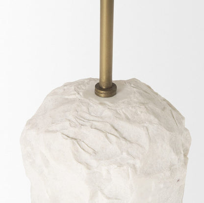 Mercana - Rini Gold Metal and White Marble Accent Table - 70734-AB view 5