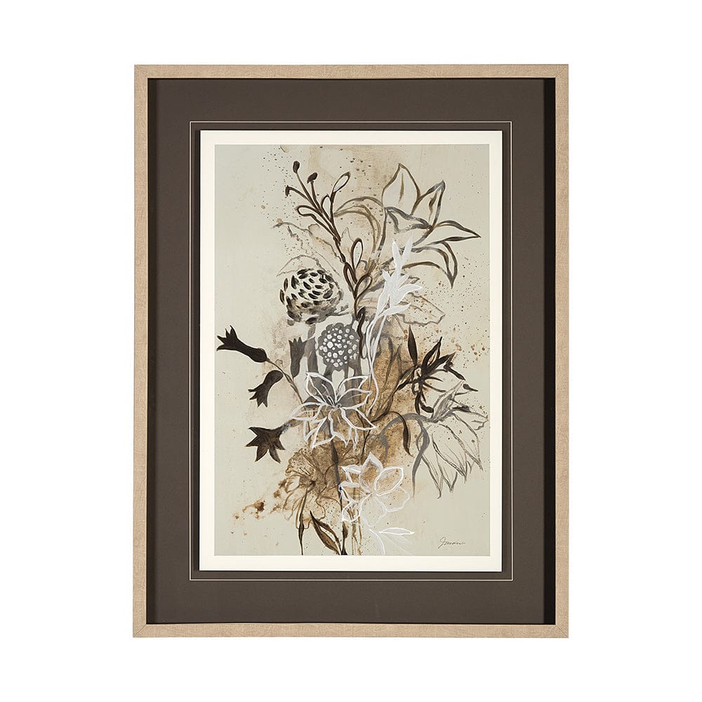 Mercana - Rise & Shine I by Liz Jardine a Hand Embellished Textured Framed Art Print Matted under Glass - 13325 view 1
