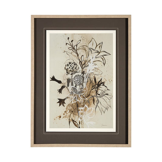 Mercana - Rise & Shine I by Liz Jardine a Hand Embellished Textured Framed Art Print Matted under Glass - 13325 view 1