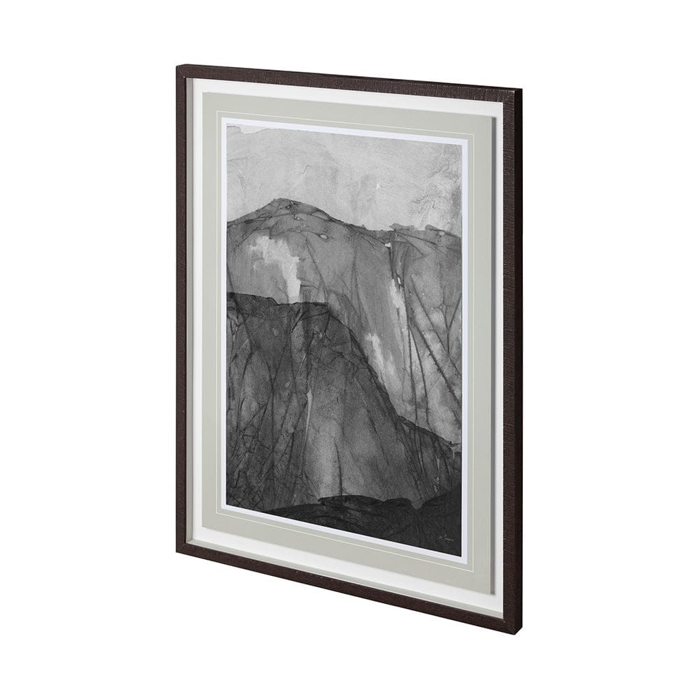 Mercana - Rising Ridge I by Mercana Studio a Hand Embellished Textured Framed Art Print Matted under Glass - 12809 view 3