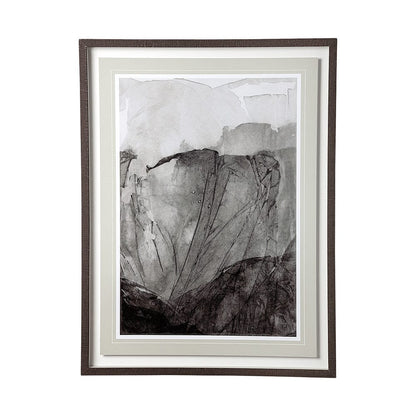 Mercana - Rising Ridge II by Mercana Studio a Hand Embellished Textured Framed Art Print Matted under Glass - 12810 view 1