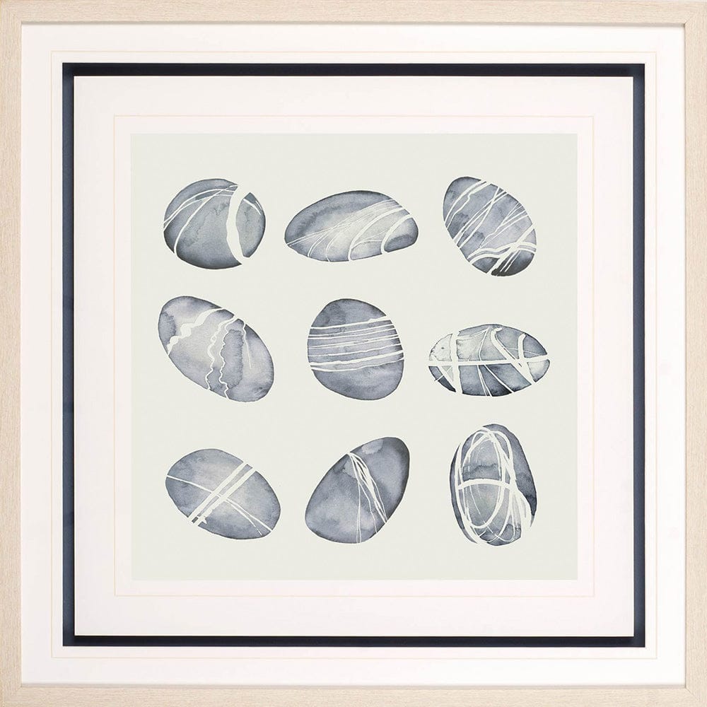 Mercana - River Worn I by Grace Popp a Framed Art Print Matted under Glass - 10386 view 2