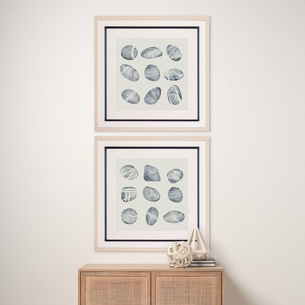 Mercana - River Worn I by Grace Popp a Framed Art Print Matted under Glass - 10386 view 5