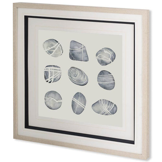 Mercana - River Worn II by Grace Popp a Framed Art Print Matted under Glass - 10387 view 1