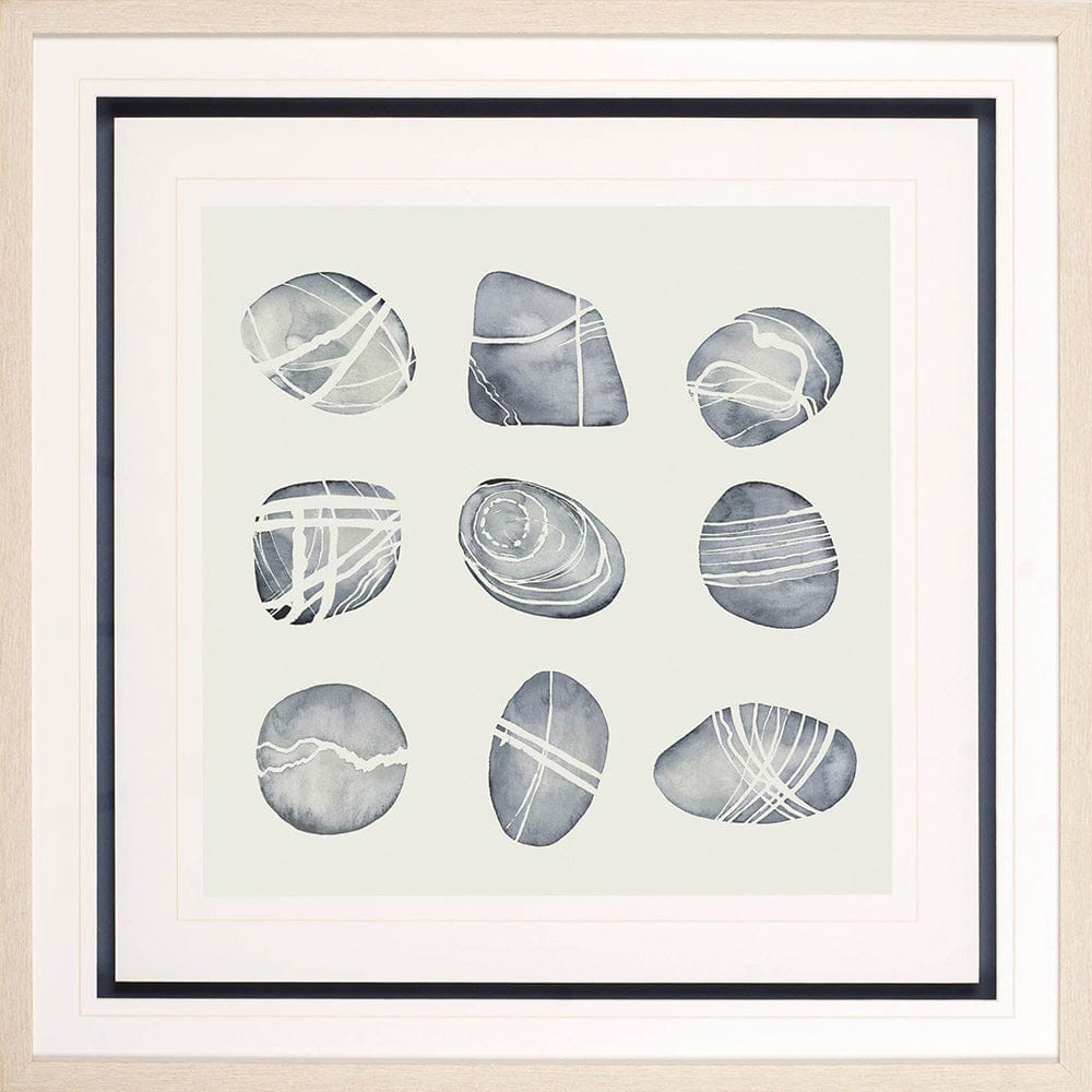 Mercana - River Worn II by Grace Popp a Framed Art Print Matted under Glass - 10387 view 2