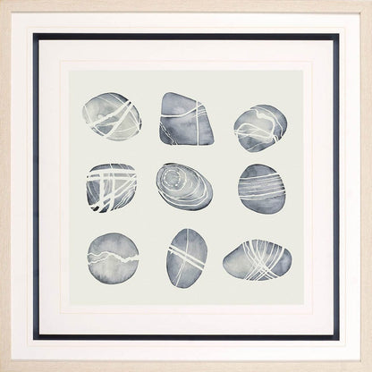 Mercana - River Worn II by Grace Popp a Framed Art Print Matted under Glass - 10387 view 2