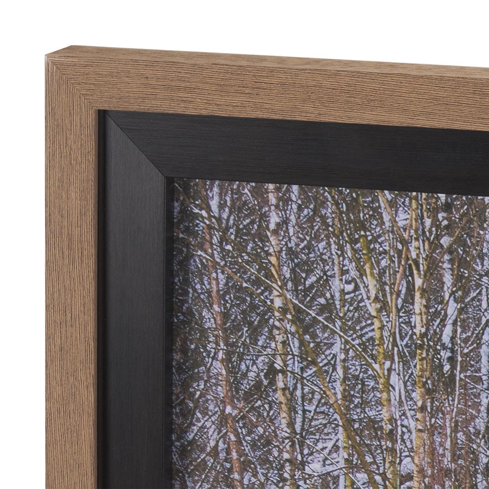 Mercana - Riverside Reflection - Forest by Mikael Svensson a Framed Art Print Matted under Glass - 15589 view 4