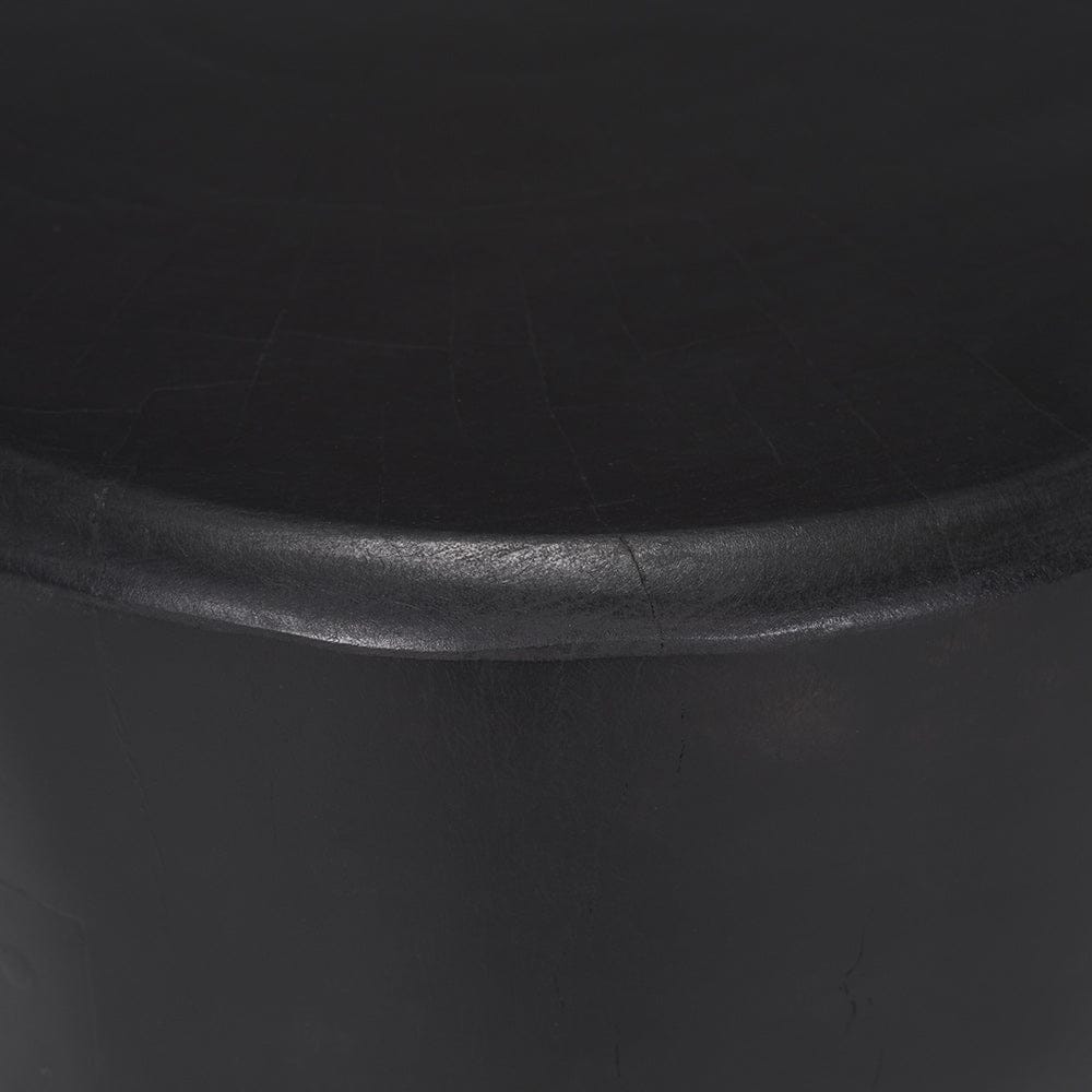 Mercana - Riya Solid Black Wooden Stool - 70727 view 5