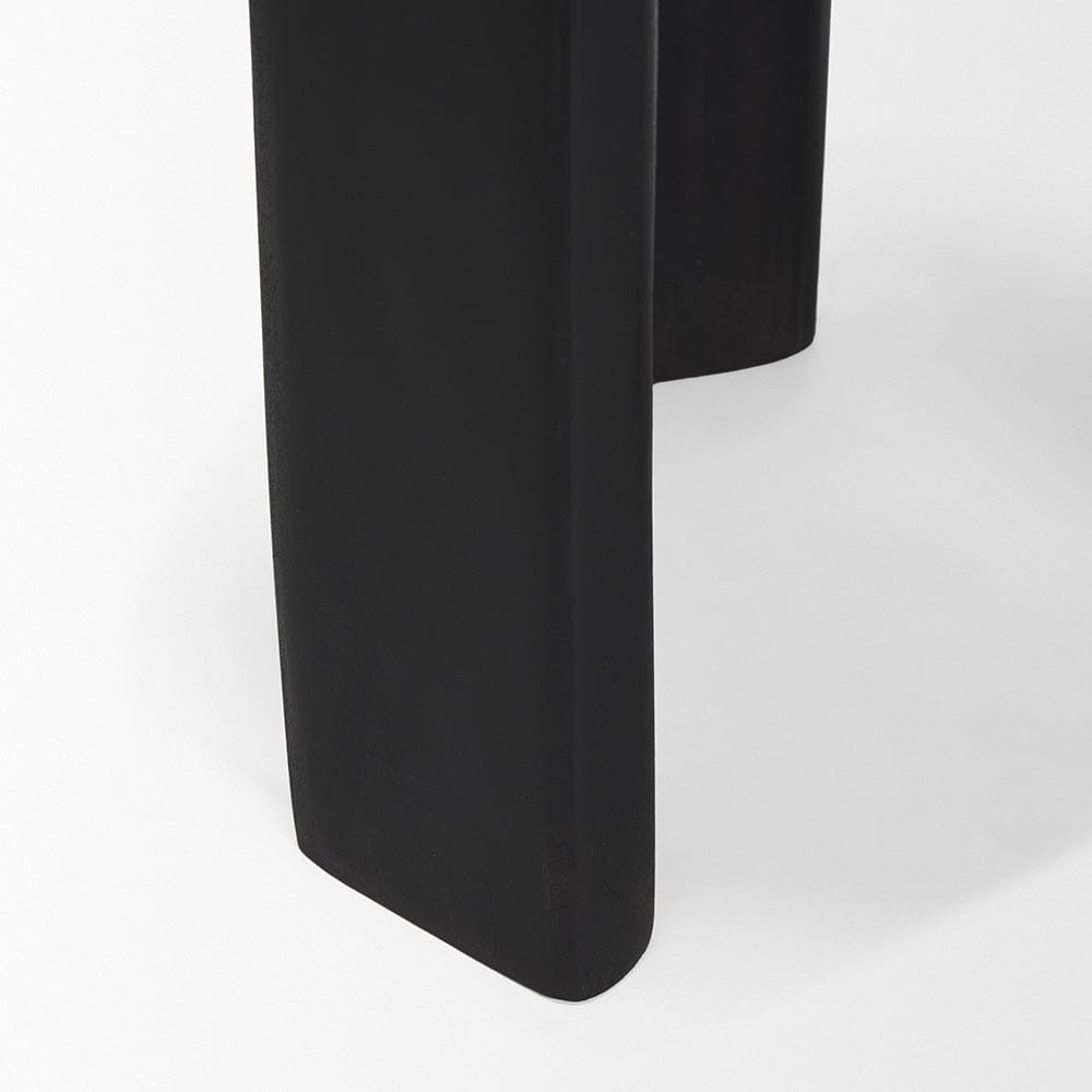 Mercana - Riya Solid Black Wooden Stool - 70727 view 7