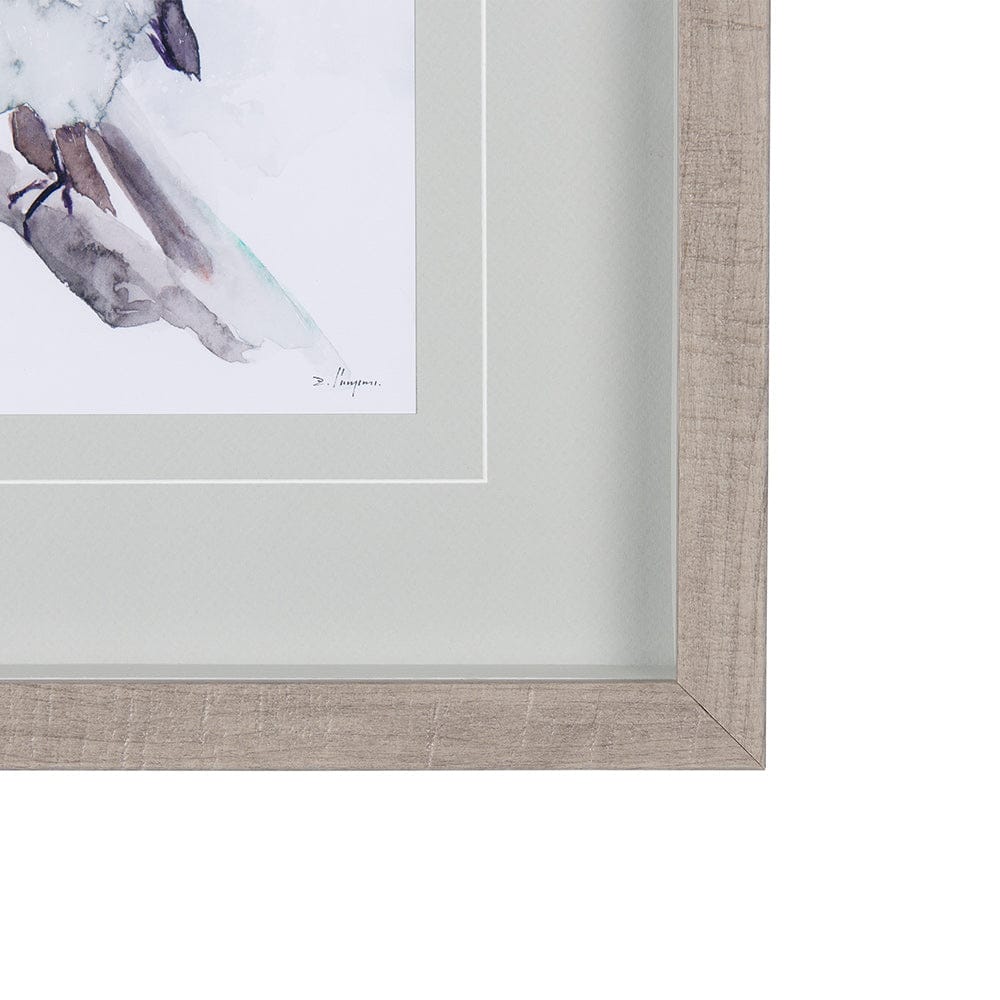 Mercana - Robin I by Mercana Studio a Hand Embellished Textured Framed Art Print Matted under Glass - 14215 view 3