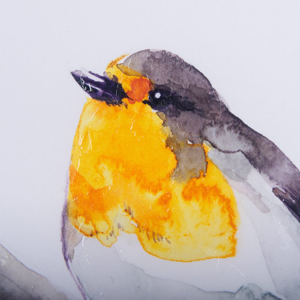 Mercana - Robin I by Mercana Studio a Hand Embellished Textured Framed Art Print Matted under Glass - 14215 view 6