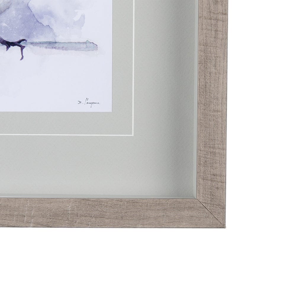 Mercana - Robin IV by Mercana Studio a Hand Embellished Textured Framed Art Print Matted under Glass - 14218 view 3